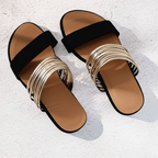 Women orthopedic sandals arch support slip-on with cushioned footbed