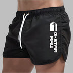 Men's quick dry swim trunks lightweight solid color beach pool shorts