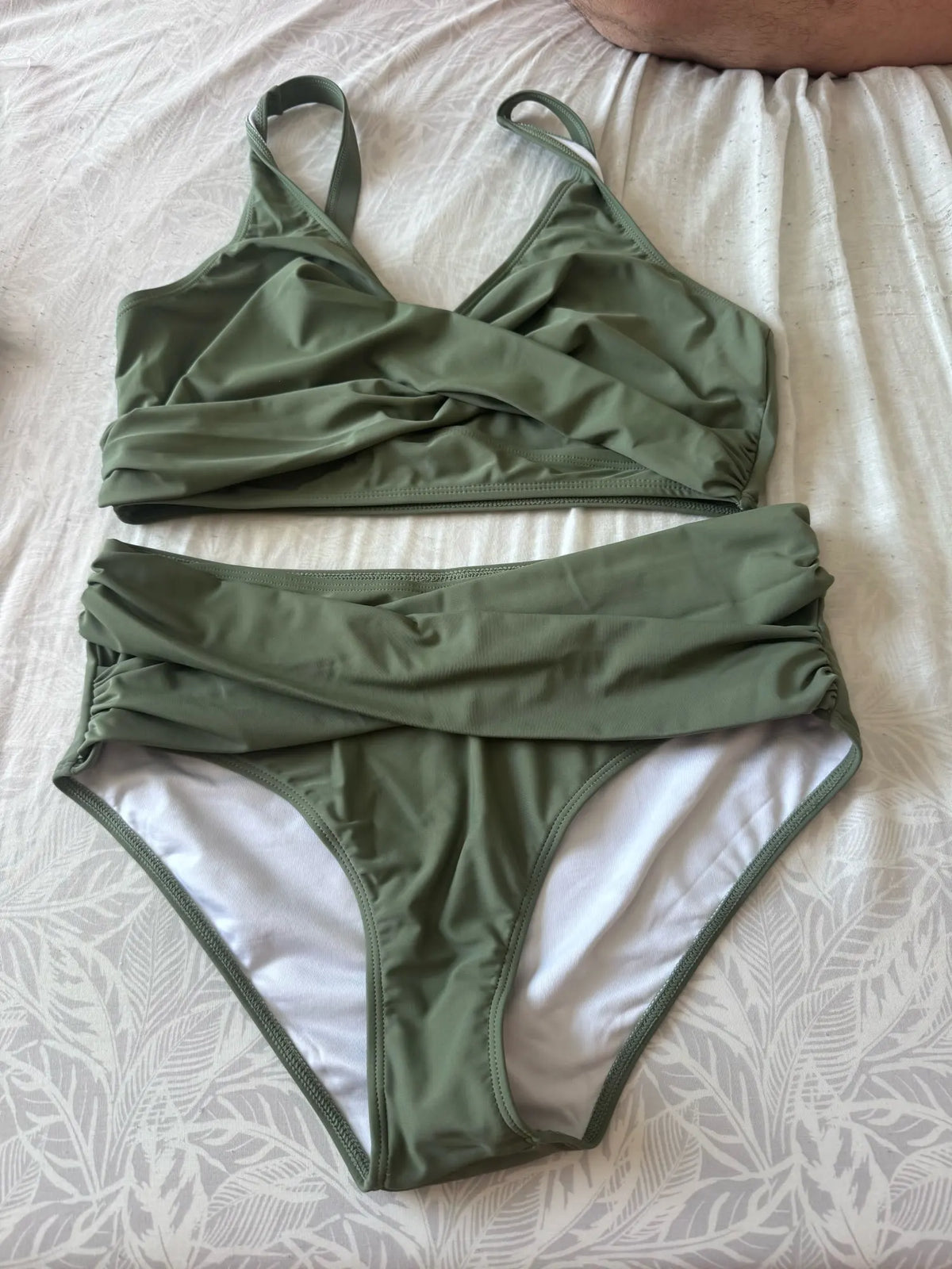 High Waist Bikini Set Women 2 Piece Push Up Triangle Swimwear
