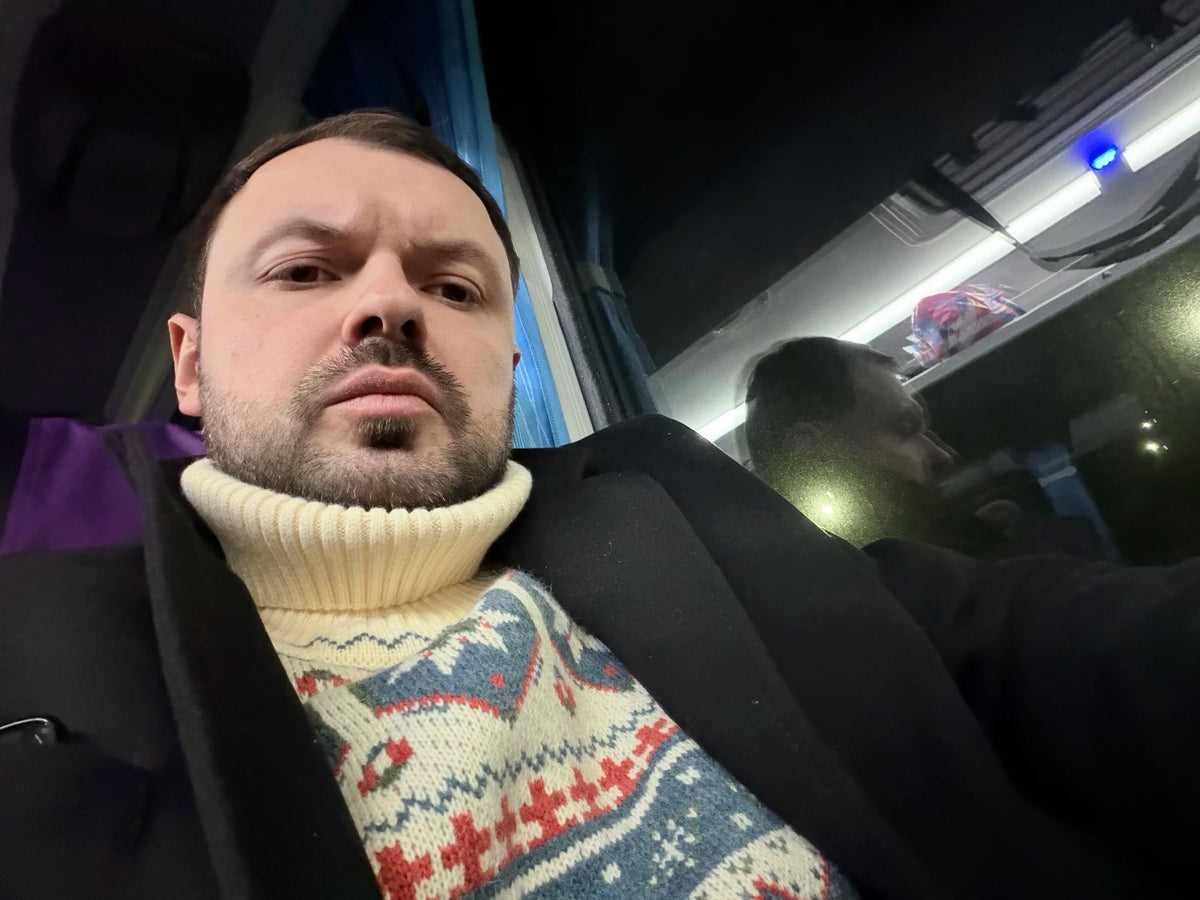 Christmas Jumper Men | Fair Isle Turtleneck Sweater | Warm Winter
