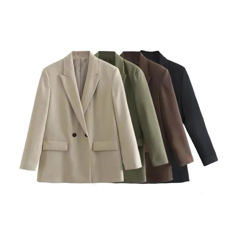 Oversized Blazer Women Long Coat Minimalist