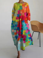 Women's floral summer dress 100% cotton flowy fit, available in multiple colours