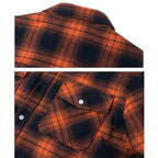 Women plaid fleece lined shacket button-up sherpa interior fall winter