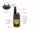 Dog training collar with 2600ft remote control, waterproof, shock vibration and sound modes