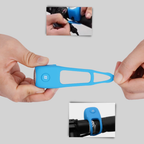 Silicone bike horn 110dB three tone splash resistant compact handlebar mount