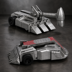 2 Player RC Battle Cars Set transforming armored combat vehicles with 2.4GHz remote control