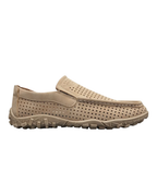 Men's breathable slip-on loafers with cushioned sole, casual smart style