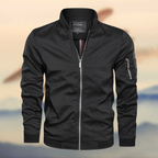 Men lightweight Harrington bomber jacket full zip casual fit