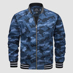 Men's lightweight bomber jacket zip-up Harrington summer style in black, wine, army green