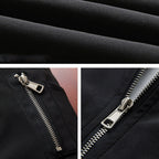 Men's lightweight bomber jacket with zip-up closure, ribbed cuffs and stand collar