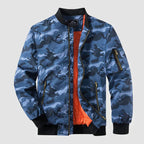Men's lightweight windproof bomber jacket with zip-up closure, multiple colours