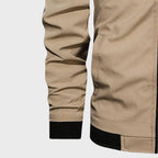 Men bomber jacket windproof lightweight with zip closure