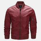 Men's bomber jacket zip-up windproof autumn spring military-inspired