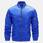 Men's bomber jacket zip-up windproof autumn spring military-inspired