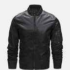 Men's bomber jacket zip-up windproof for spring and autumn, military-inspired style