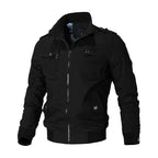 Men bomber jacket zip up cargo style in multiple colours
