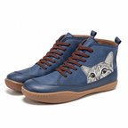 Women cat print winter boots with warm thermal lining sizes EU 35-43