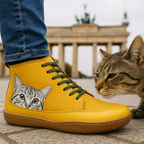 Women cat print winter boots with warm thermal lining sizes EU 35-43