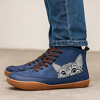 Women cat print winter boots with warm thermal lining sizes EU 35-43