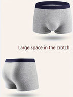 Men's boxer shorts 4-pack stretch cotton breathable everyday underwear
