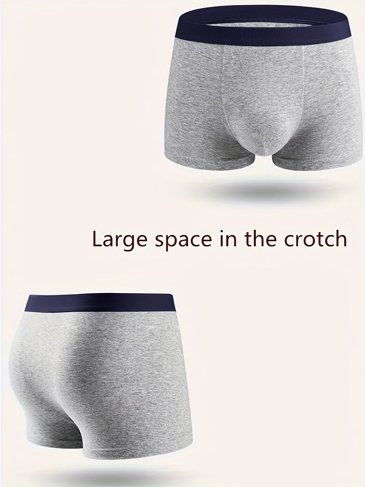 Men's boxer shorts 4-pack stretch cotton breathable everyday underwear
