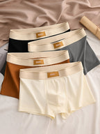 Men's boxer shorts 4-pack stretch cotton breathable everyday underwear