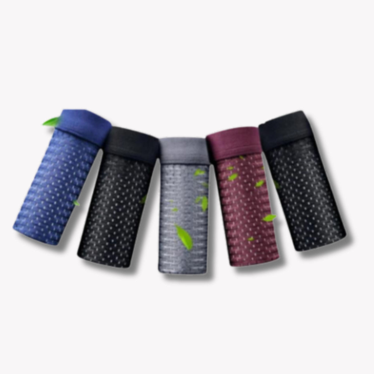 Men's breathable mesh boxer briefs moisture-wicking supportive fit multipack
