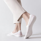 Invisible breathable anti-slip low cut socks, no-show design with cotton sole