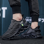 Men mesh sneakers breathable air mesh upper rubber outsole