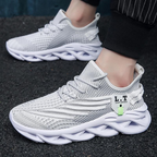 Men mesh sneakers breathable air mesh upper rubber outsole