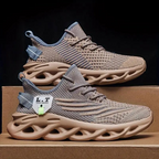 Men mesh sneakers breathable air mesh upper rubber outsole