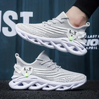 Men mesh sneakers breathable air mesh upper rubber outsole