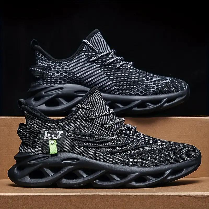 Men mesh sneakers breathable air mesh upper rubber outsole
