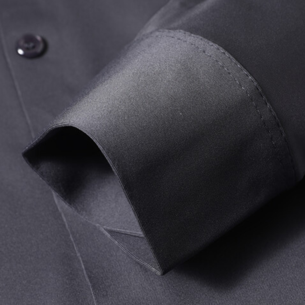 Men long sleeve wrinkle free button up shirt regular fit