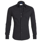 Men wrinkle free long sleeve dress shirt button up in multiple colors