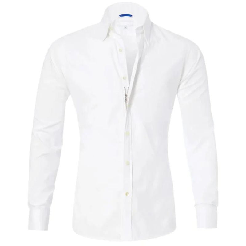Men wrinkle free long sleeve dress shirt button up in multiple colors