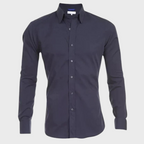 Men wrinkle free dress shirt collared button up in multiple colours