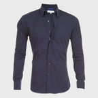 Men wrinkle free dress shirt collared button up in multiple colours