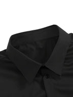 Men's wrinkle-free slim fit button-up dress shirt in multiple colors