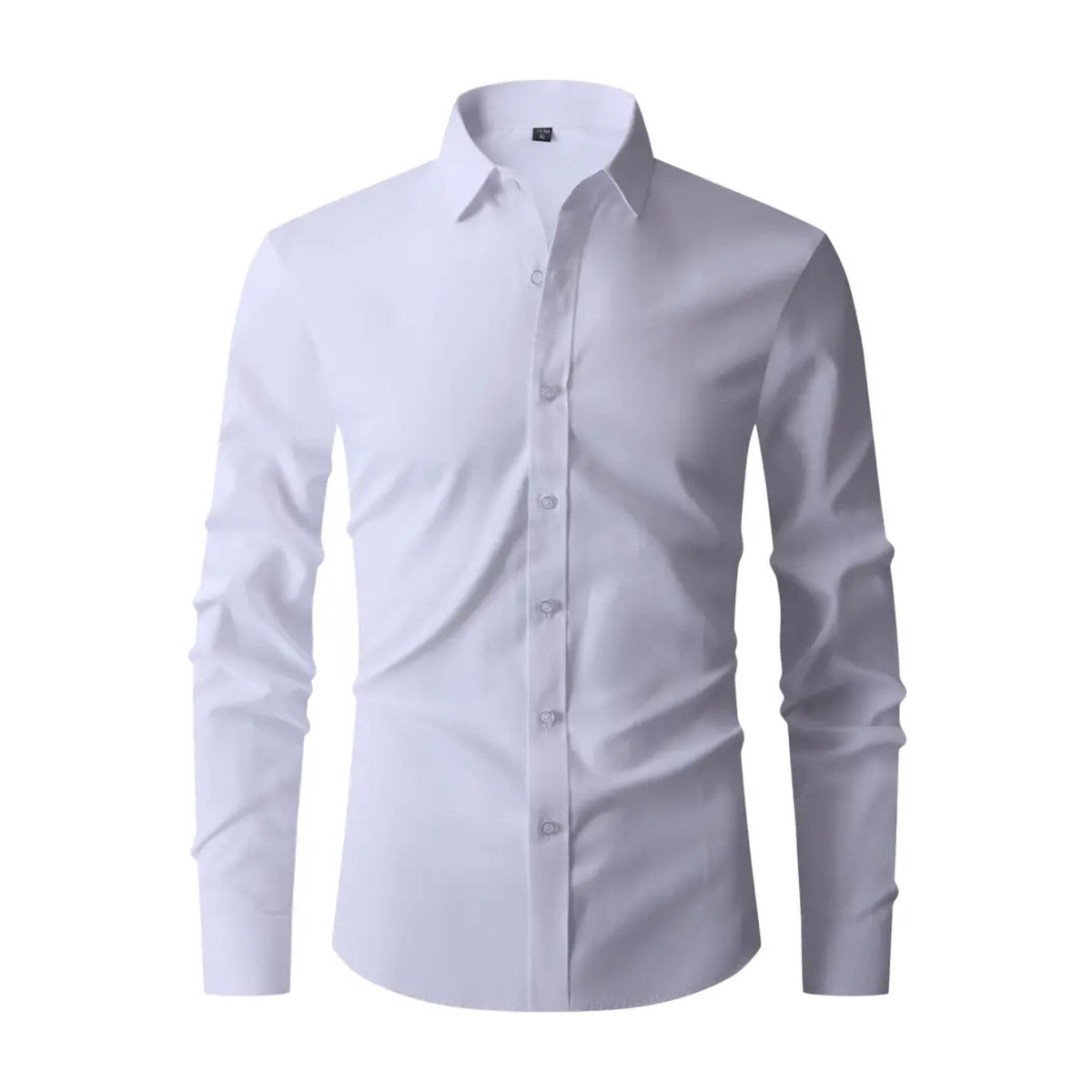 Men wrinkle free slim fit button up shirt in multiple colors