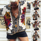 Men printed vintage short sleeve button down shirt in black