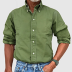 Men denim button up shirt long sleeve in multiple colors