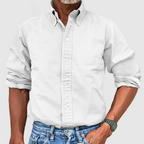 Men denim button up shirt long sleeve in multiple colors