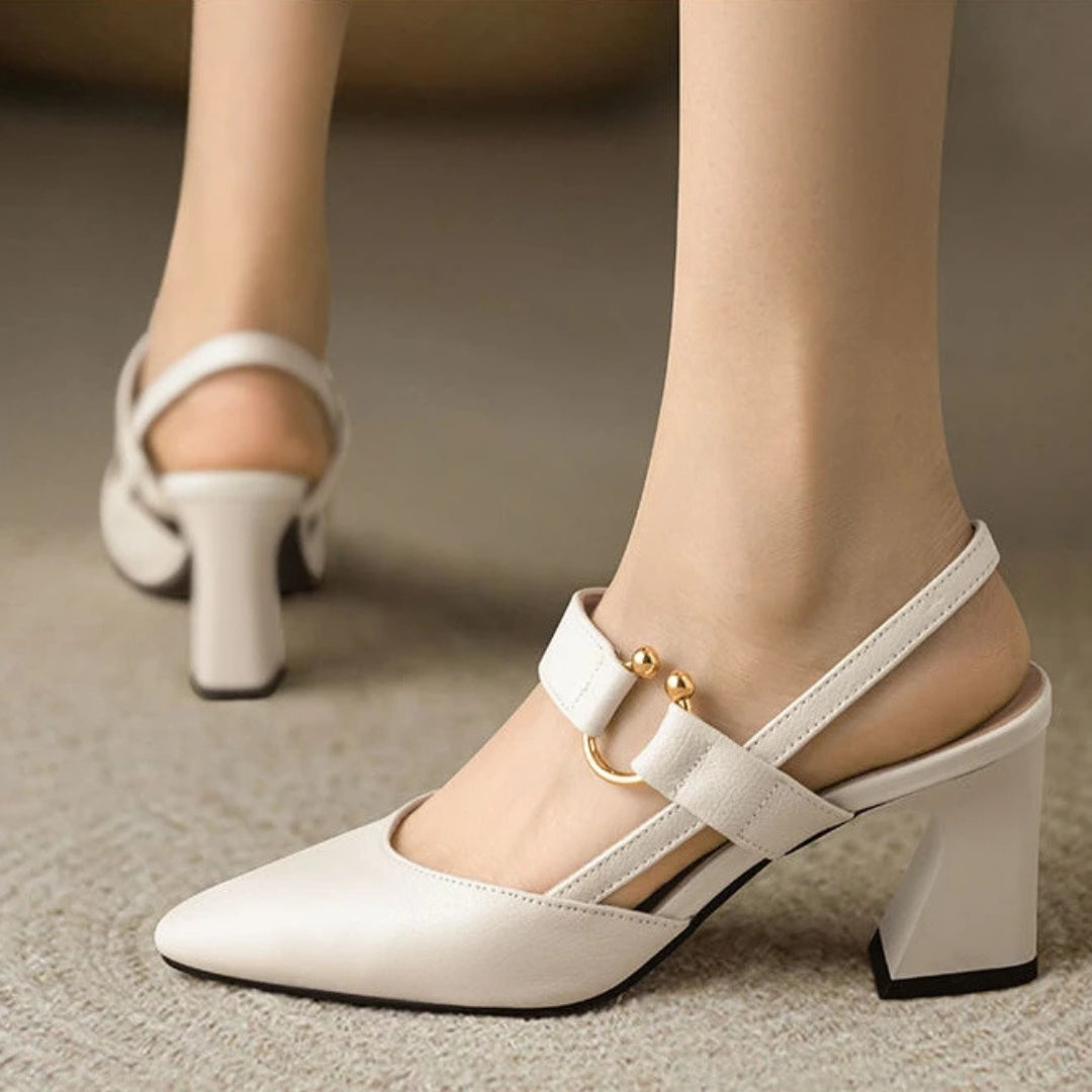 Women orthopedic comfort heels cushioned insole non-slip sole