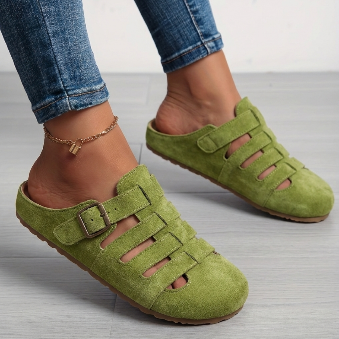 Orthopedic Mule Sandals Women Arch Support Cushioned Comfort
