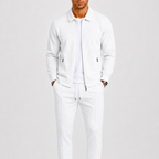 Men's Comfortable Lounge Set | Zip Jacket, Modern Fit