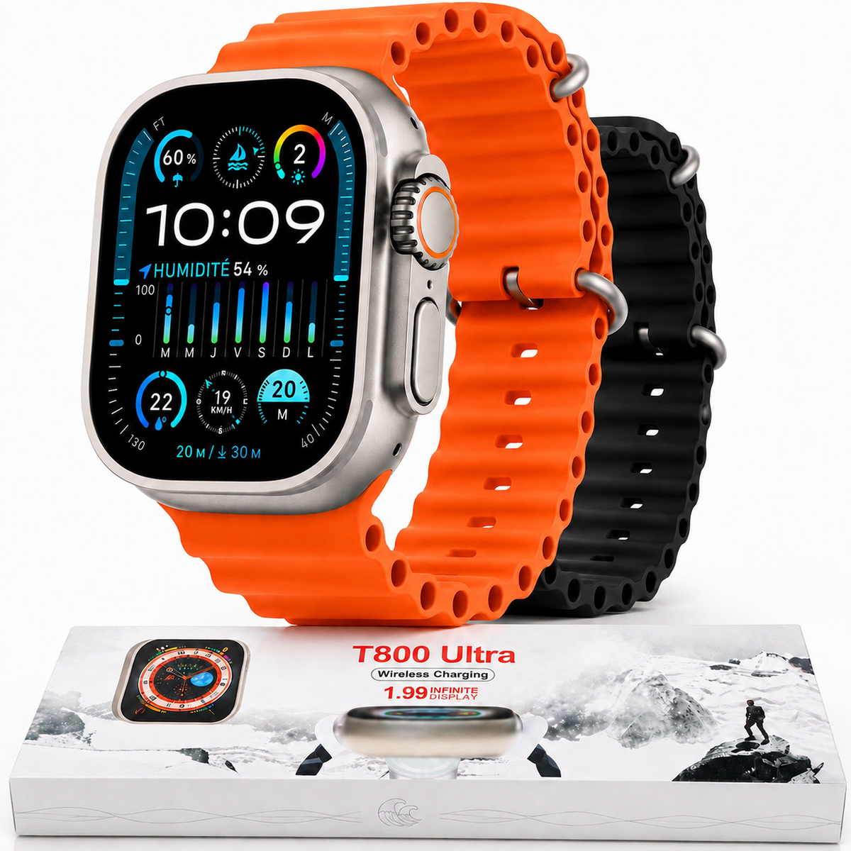 Smartwatch Bluetooth Calling Heart Rate Monitor GPS Sleep Tracking