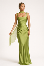 Women's strapless maxi dress slim fit formal evening gown multiple colours