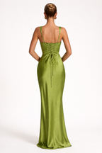 Women's strapless maxi dress slim fit formal evening gown multiple colours