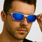 Polarized sunglasses with UV400 protection in vibrant colors for glare reduction